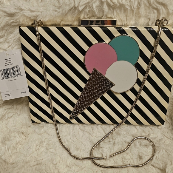 kate spade Handbags - Kate Spade Miss Penny's Emanuelle ice cream box clutch/purse.NWT!